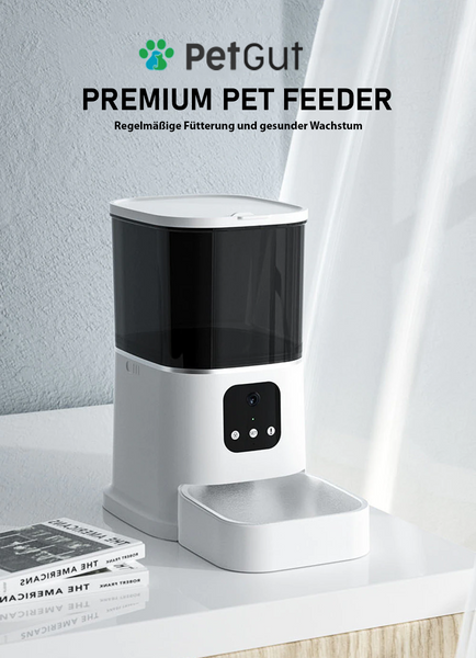 Premium Pet-Feeder© - with camera and WiFi [for all pets]